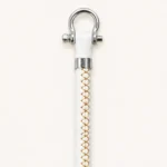 دستبند مردانه امگا OMEGA مدل Aqua Sailing سفید با دوخت نارنجی مستر کوالیتی - تصویر 3