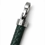 دستبند مردانه امگا مدل Aqua Sailing سبز یشمی با قفل استیل مستر کوالیتی - تصویر 3