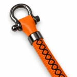 دستبند مردانه امگا OMEGA مدل Aqua Sailing نارنجی با دوخت مشکی مستر کوالیتی - تصویر 3