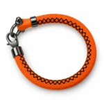 ستبند مردانه امگا OMEGA مدل Aqua Sailing نارنجی با دوخت مشکی مستر کوالیتی