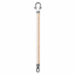 دستبند مردانه امگا OMEGA مدل Aqua Sailing سفید با دوخت نارنجی مستر کوالیتی - تصویر 3